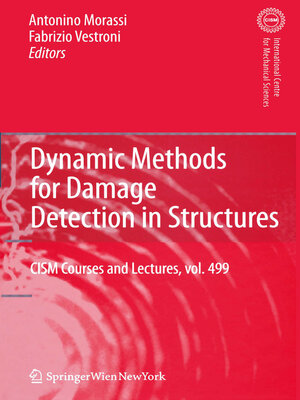 cover image of Dynamic Methods for Damage Detection in Structures